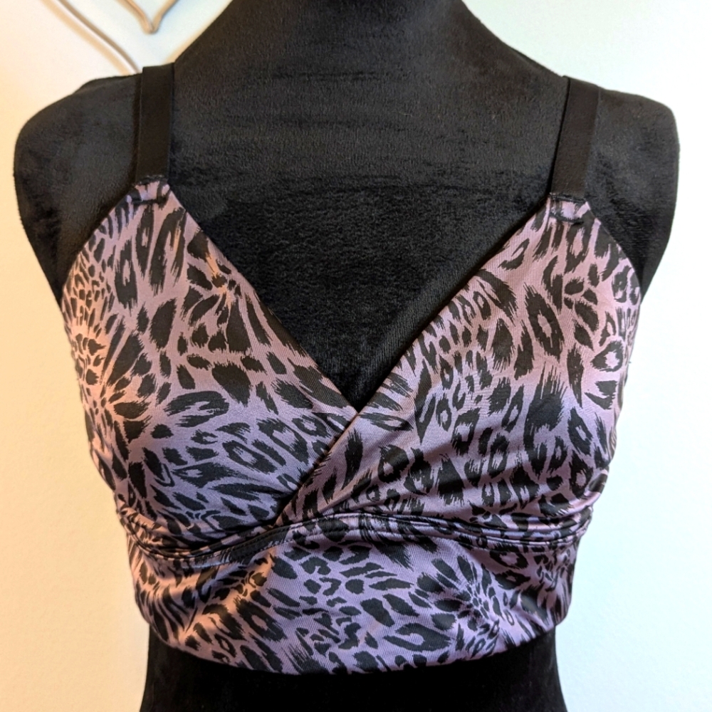 Soma Kali Contour Leopard Print Sports Bra (L)
